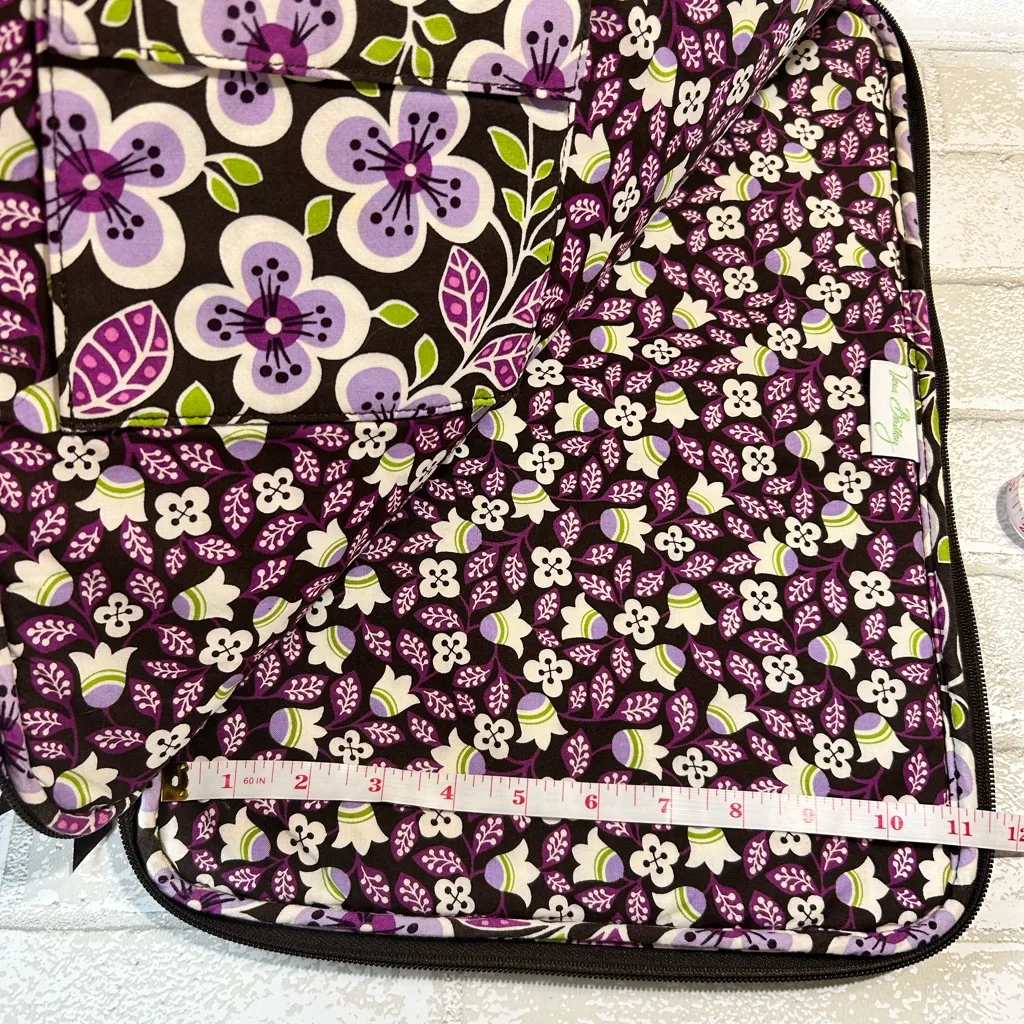 Vera Bradley Retired Plum Petals Soft shell Laptop Cover - Image 8