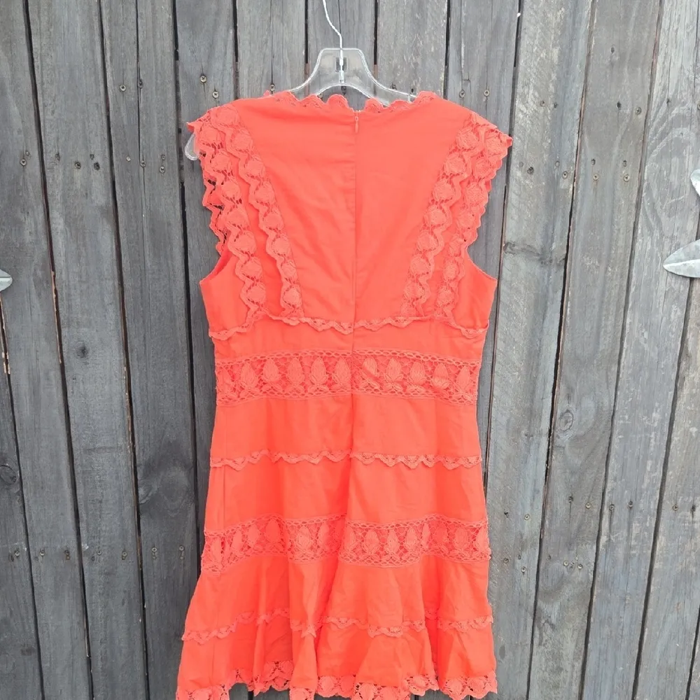 Endless Rose Coral Lace Dress - Image 5