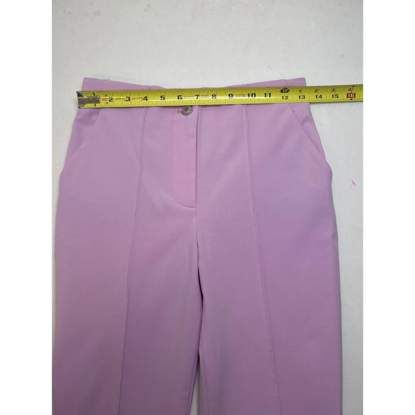 Veronica Beard Kean Pantt in Barely Orchid Size 0. NWOT - Image 8