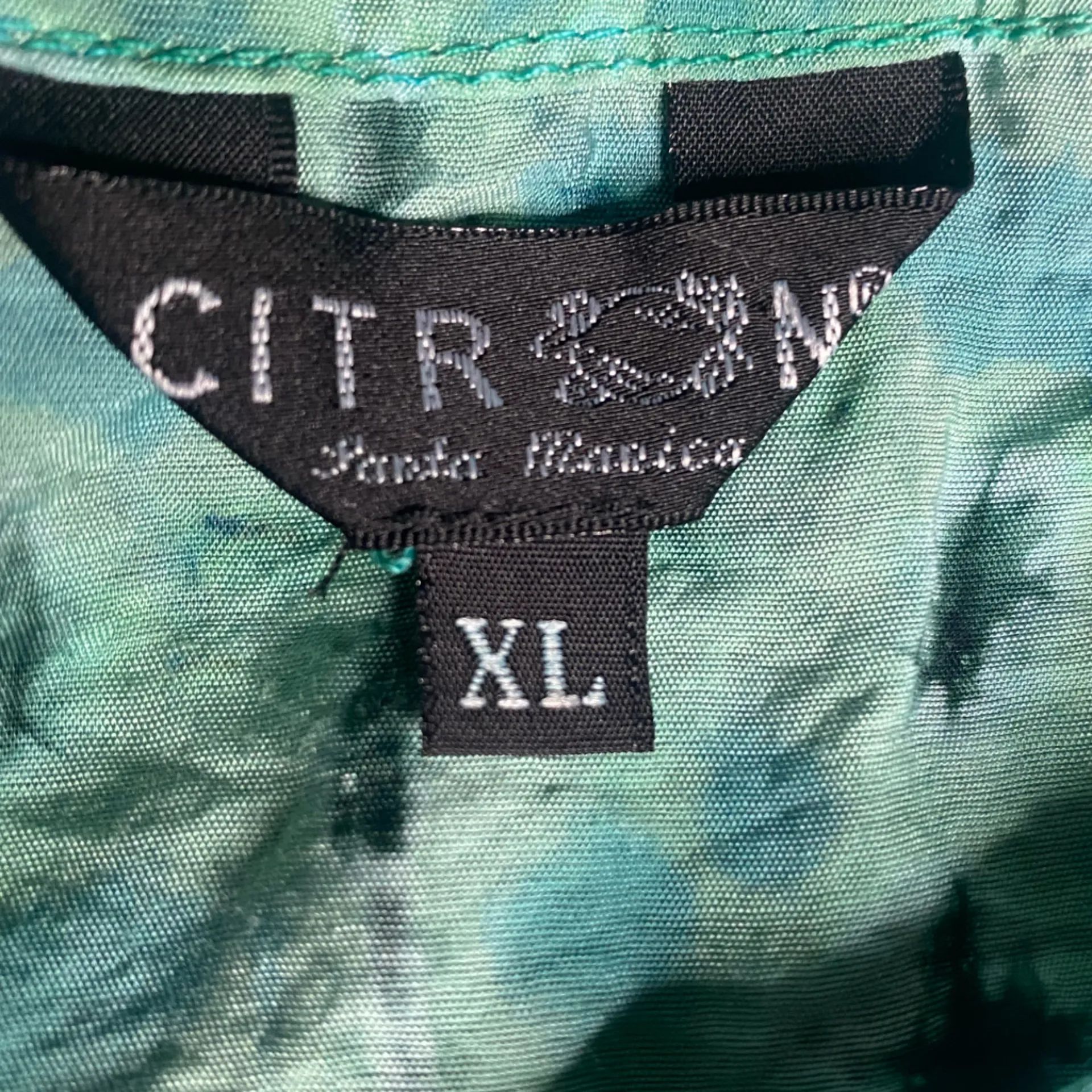 Citron Santa Monica Green Turquoise Ombre Tie Dye XL Blue - Image 8