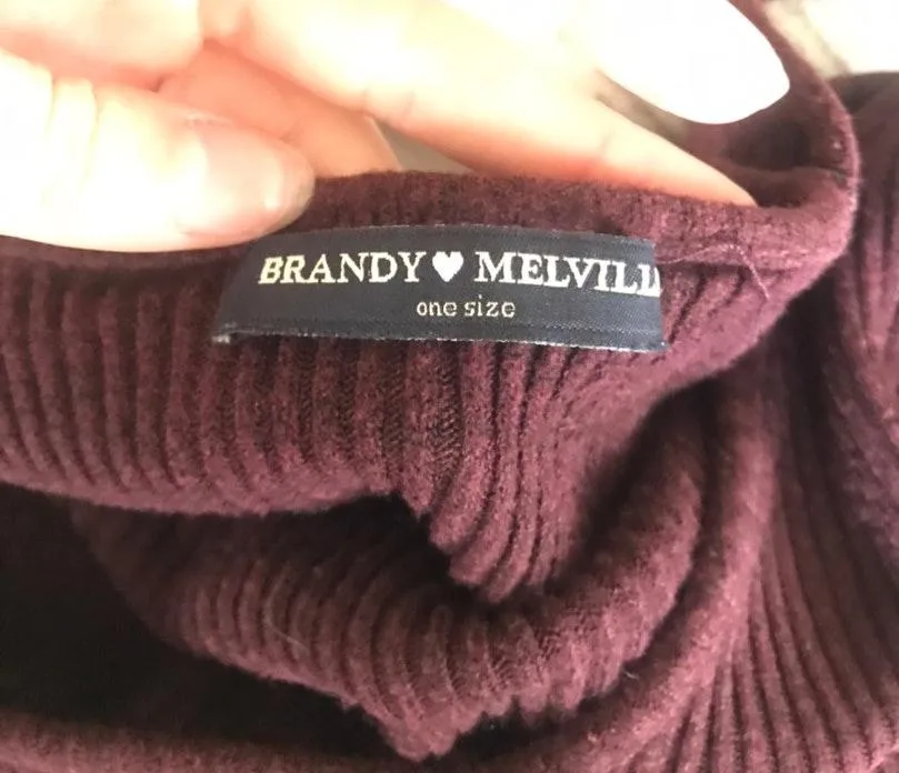 Brandy Melville Maroon Tank - Image 4