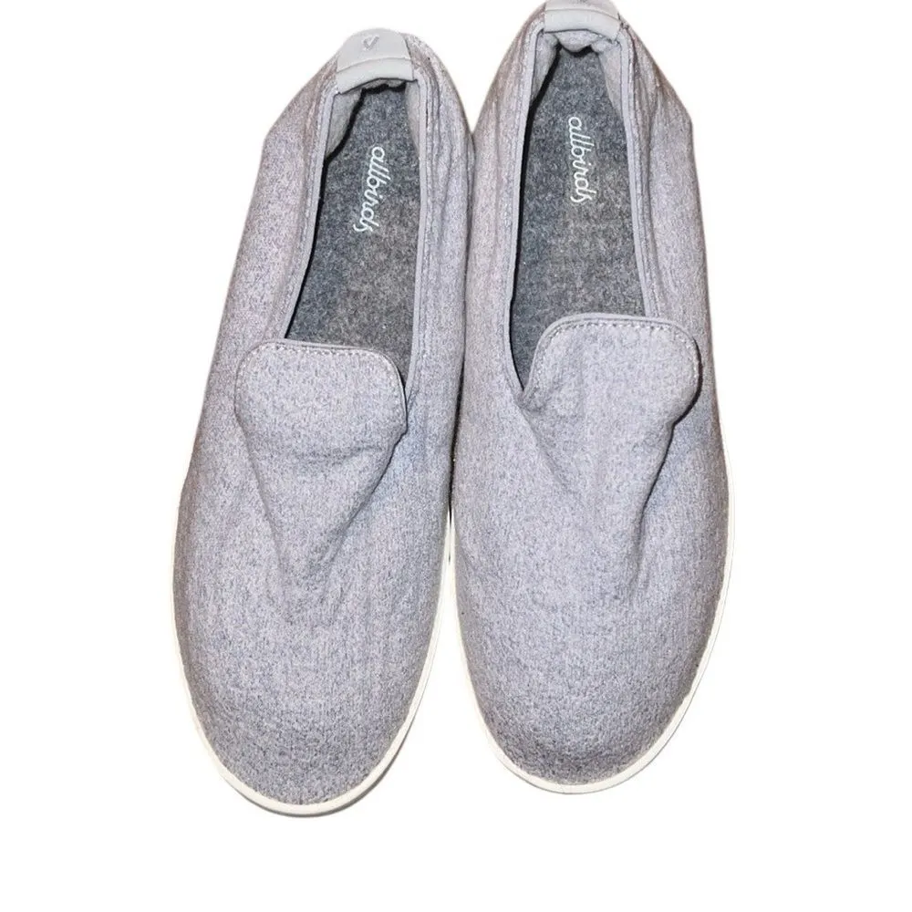 Allbirds Light Gray Wool Slip-Ons Size 11 - Image 2