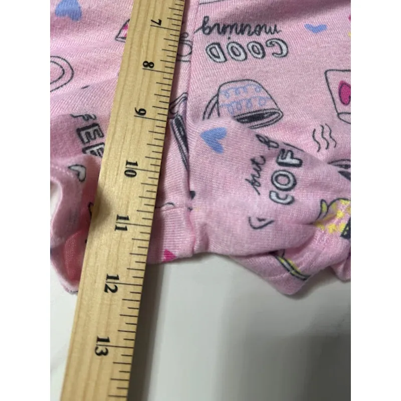 Secret Treasures Pajama Set Size M Top Large Bottom Coffee Tank Top Shorts Pink - Image 11