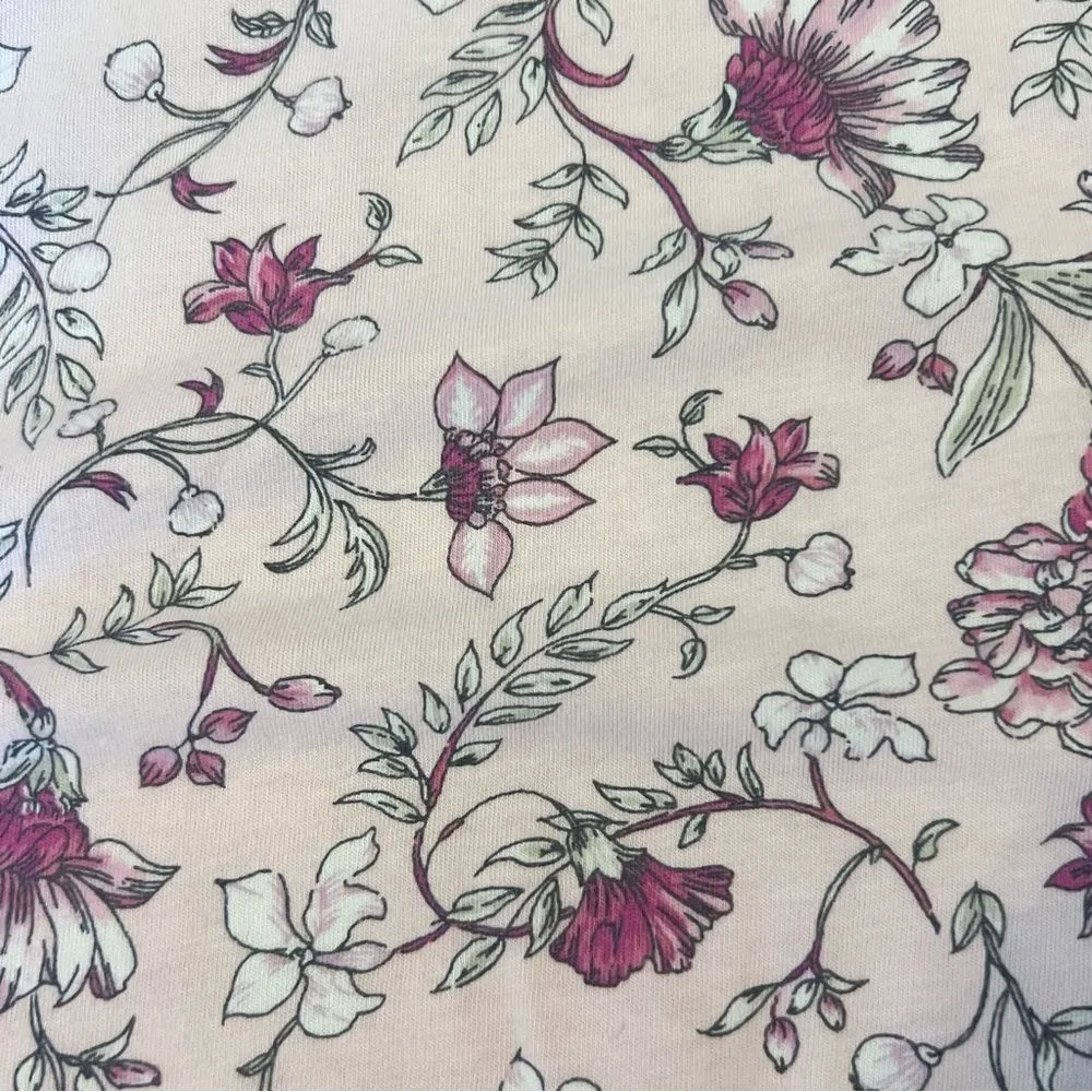 Lauren Ralph Lauren Womens Pajama Set Size XL Floral Leisure Comfort Loungewear - Image 3