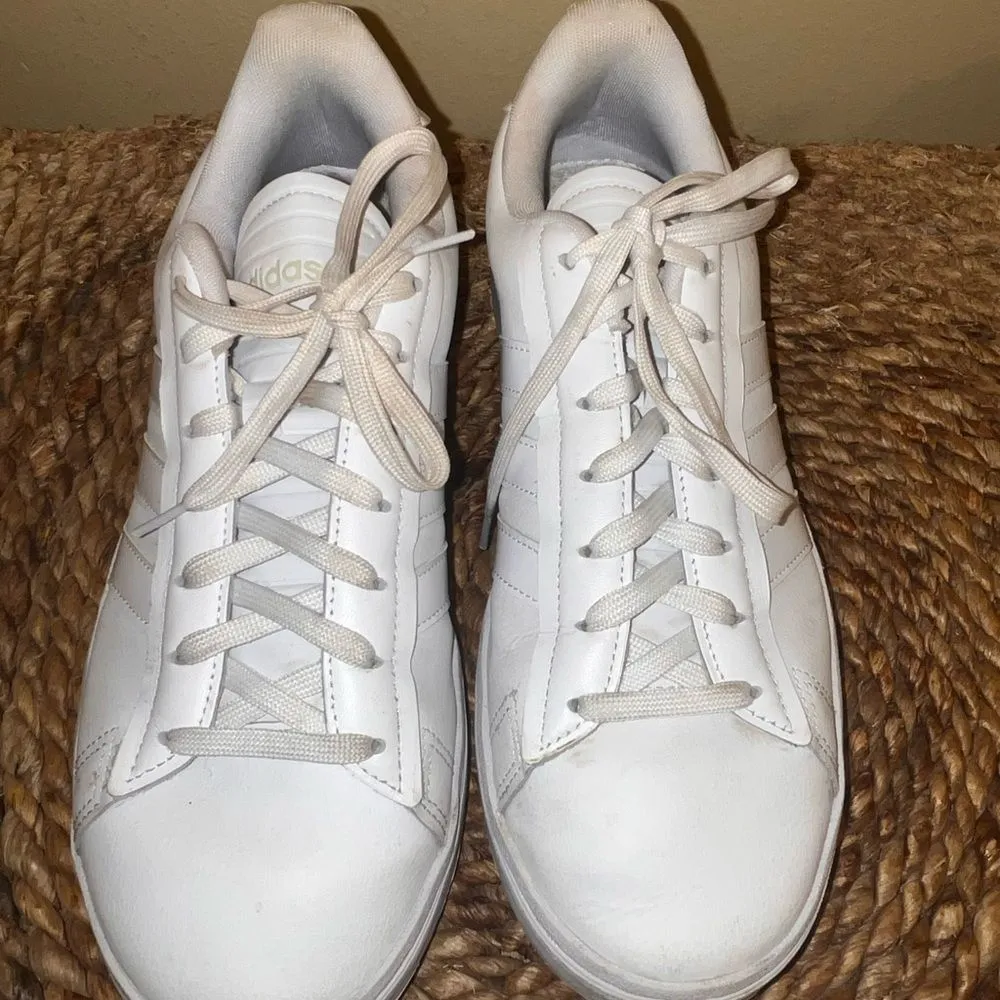 Adidas Grand Court Alpha Women 11 Tennis Shoe Athletic Sneaker White Trainer - Image 6