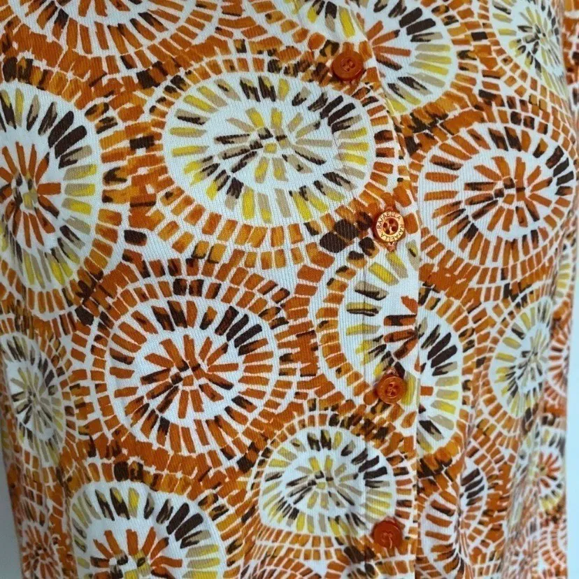 Rafaella button front abstract blouse - Image 6