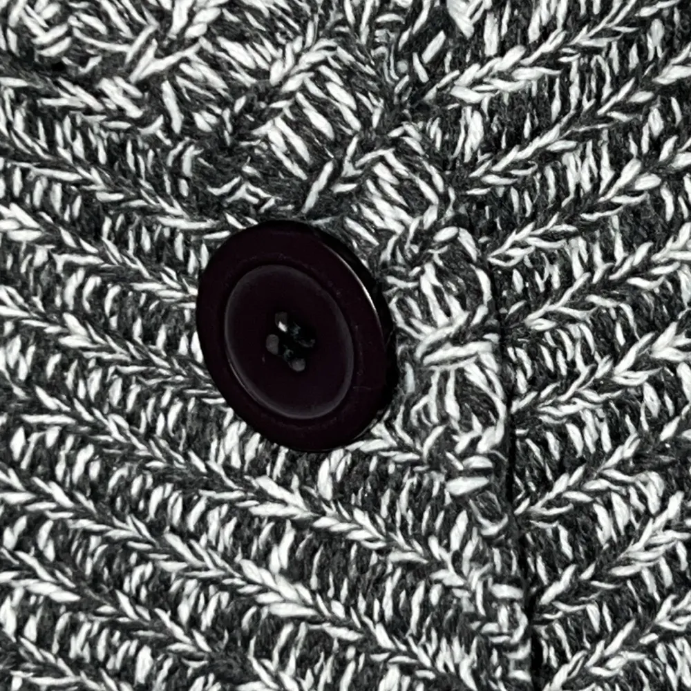 Rue21 size small grey one button cocoon cardigan long sleeve scooped side design - Image 6