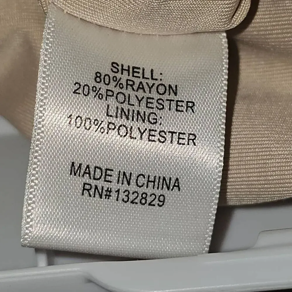 NWT Lovers + Friends Womens Tan Eden Midi Dress Small‎  NO BELT - Image 8