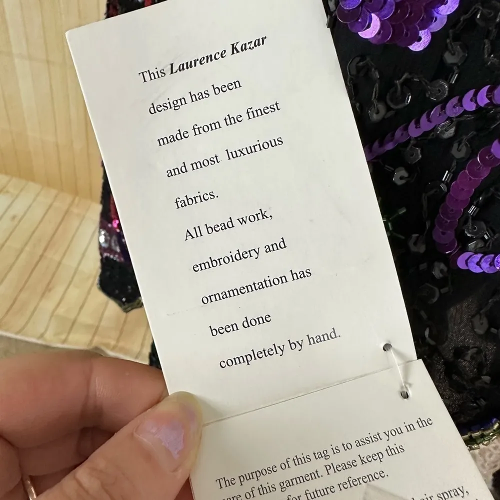 LAURENCE KAZAR Beaded Millennium Top - Image 12