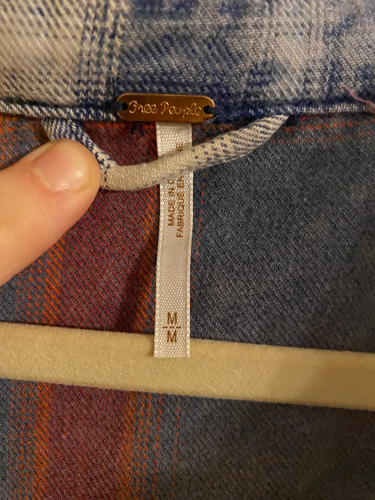 Free People Deconstructed Flannel Jacket - Image 4