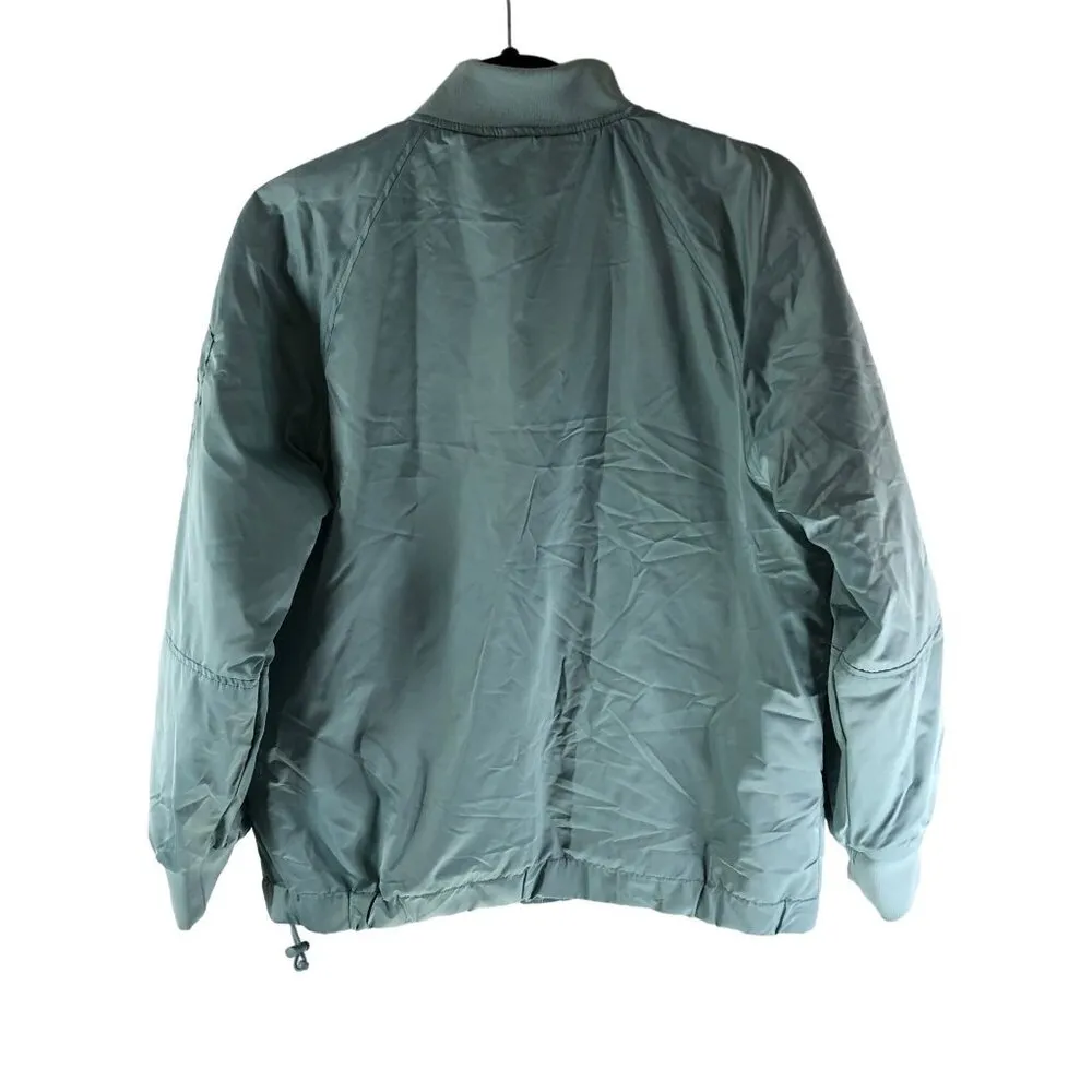 A New Day Water Resistant Bomber Jacket Light Green XS - Image 2