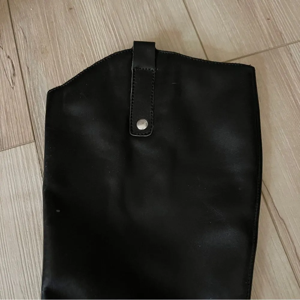 Liz Claiborne black leather riding boots size 7 western cowgirl - Image 5