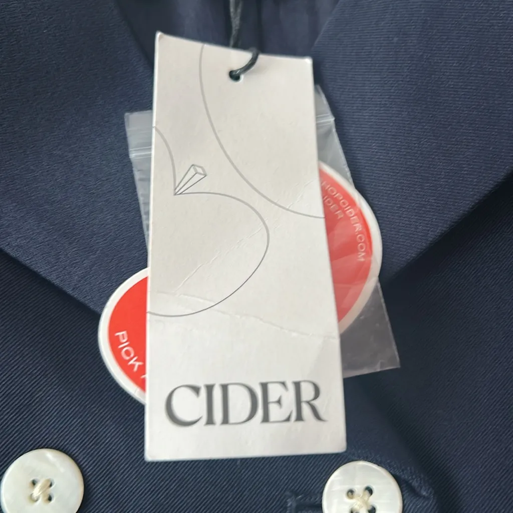Cider jacket navy color size XS - Image 3