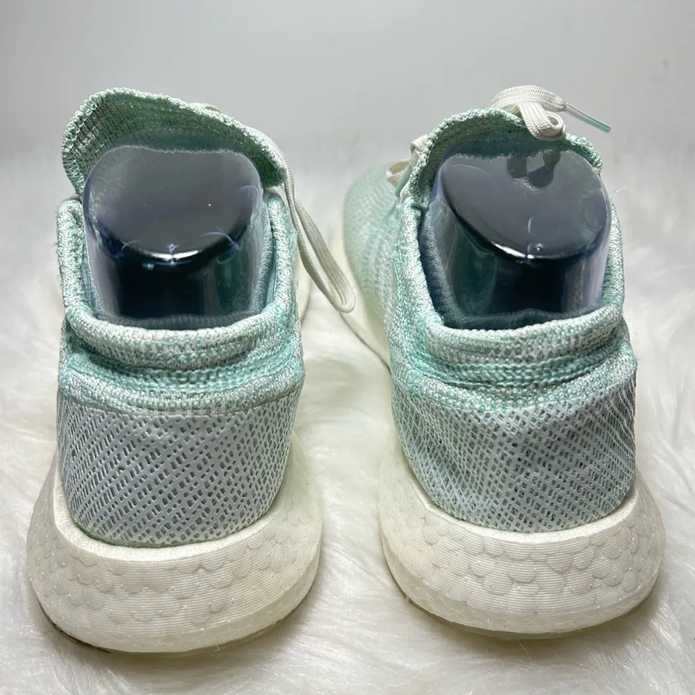 Adidas PureBoost Go Running Shoes Boost Green White Sneaker Size 9 - Image 8