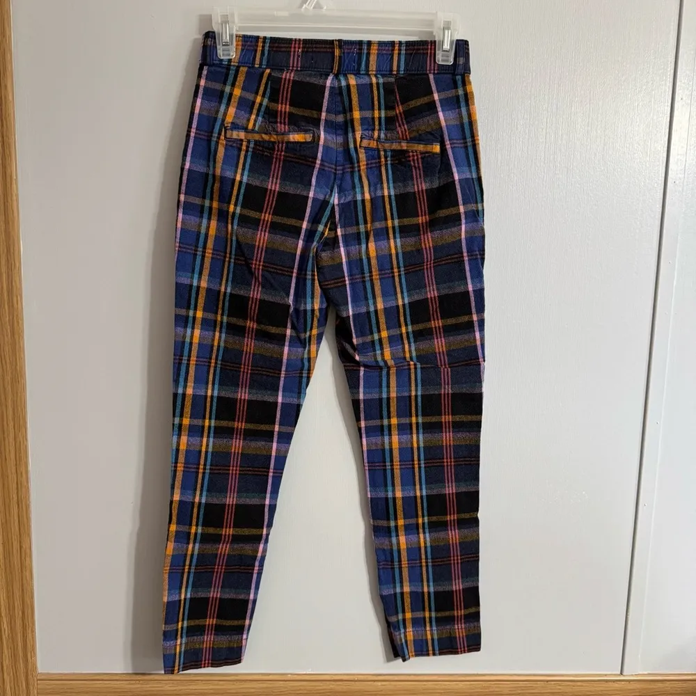Hollister Ultra High Rise Skinny Plaid Pants Size XS - Image 2