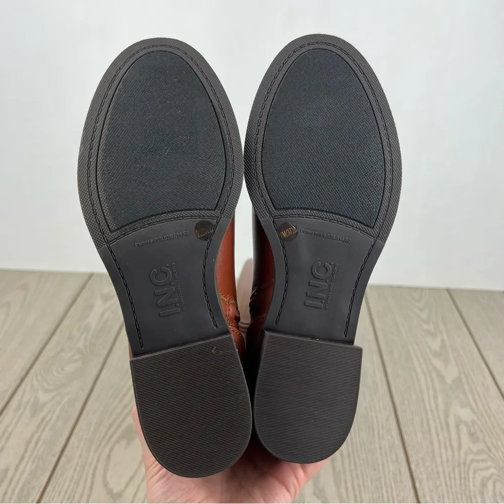 I.N.C. International Concepts Women's Faron Knee High Riding Boot 7M Cognac $130 Brown Size 7 - Image 6