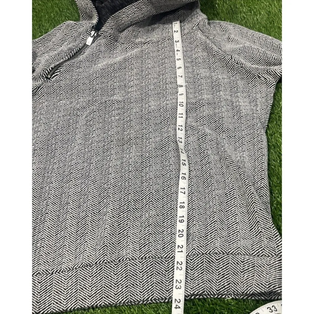 Maison Scotch Casual Funnel Neck Double Hood Hoodie Pullover Sweater Size Medium - Image 5