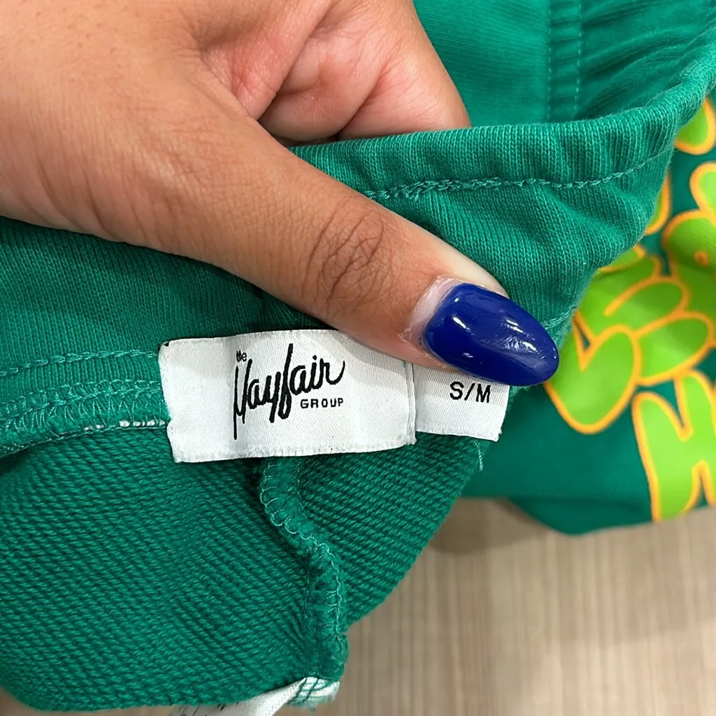 The Mayfair Group Compassion Sweatpants Joggers Green Size undefined - Image 5