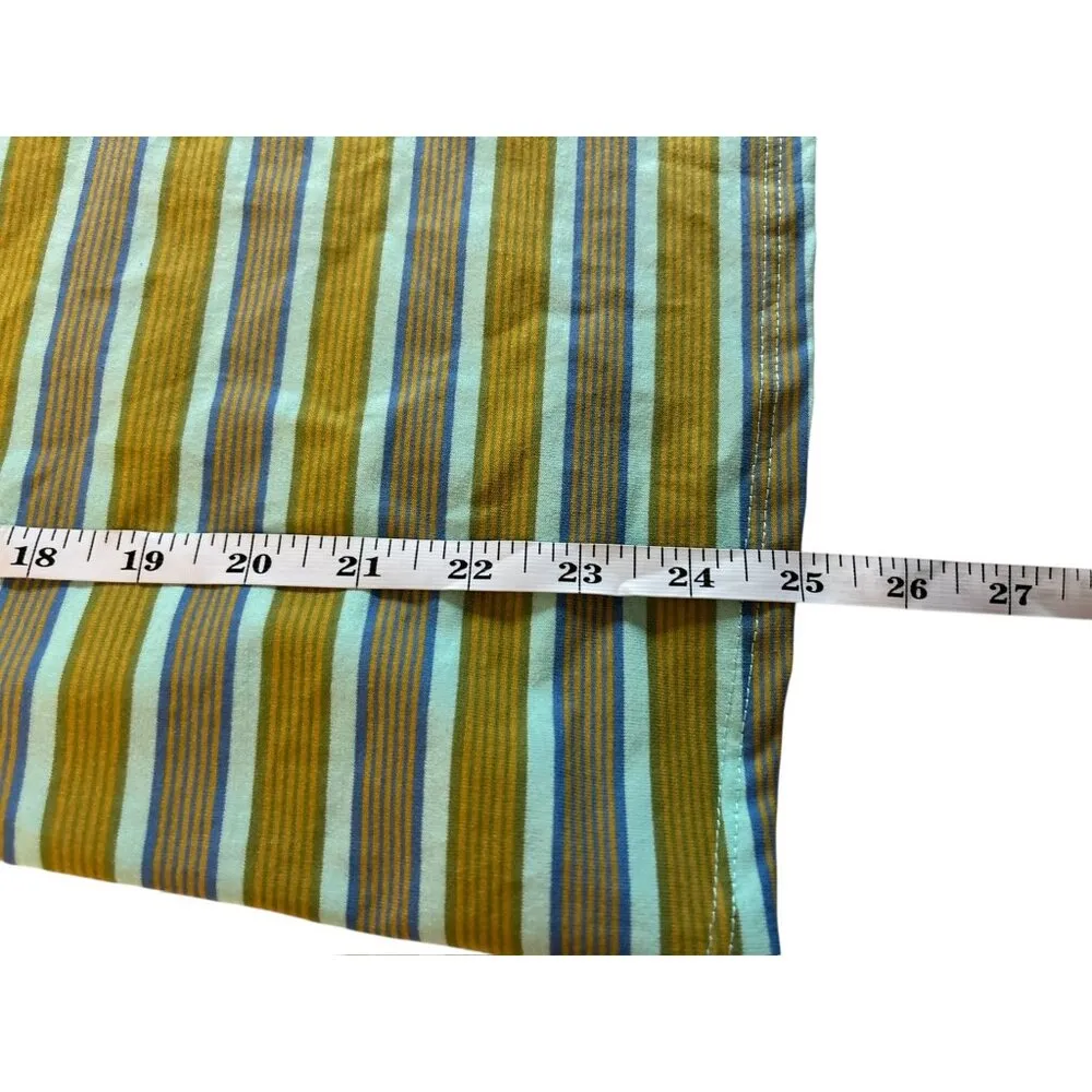 LuLaRoe Women's Stripped Yellow & Blue Top - Image 6
