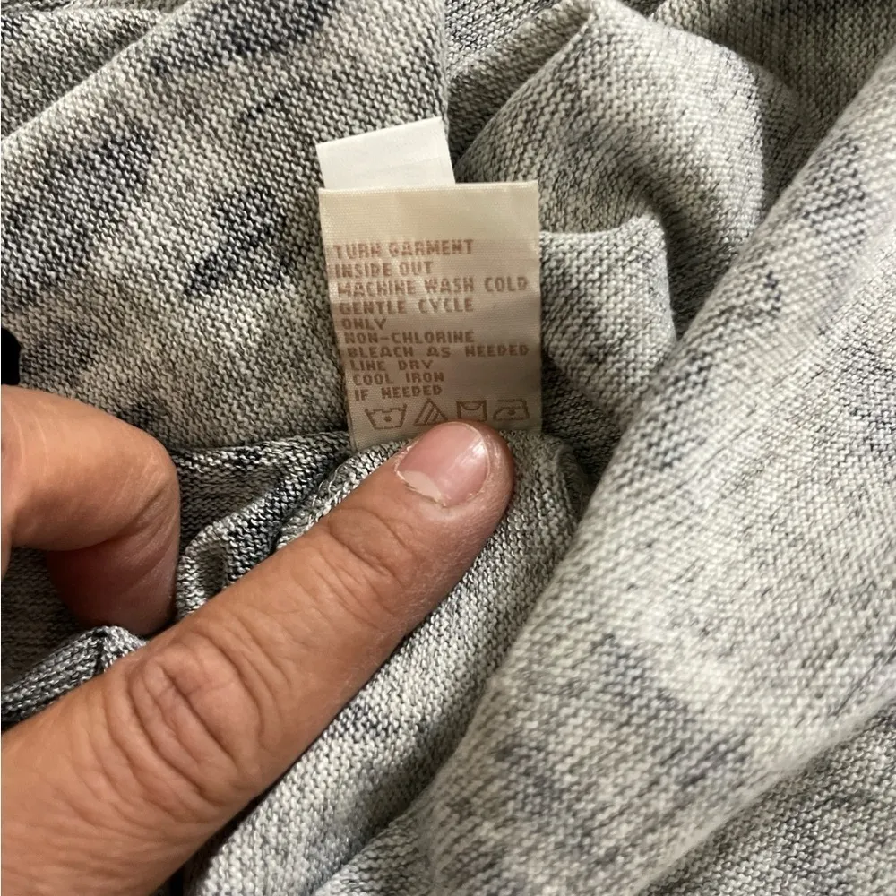 Jonathan Martin Gray Animal Print 3/4 Sleeve Stretch Dress Size 10 - Image 6