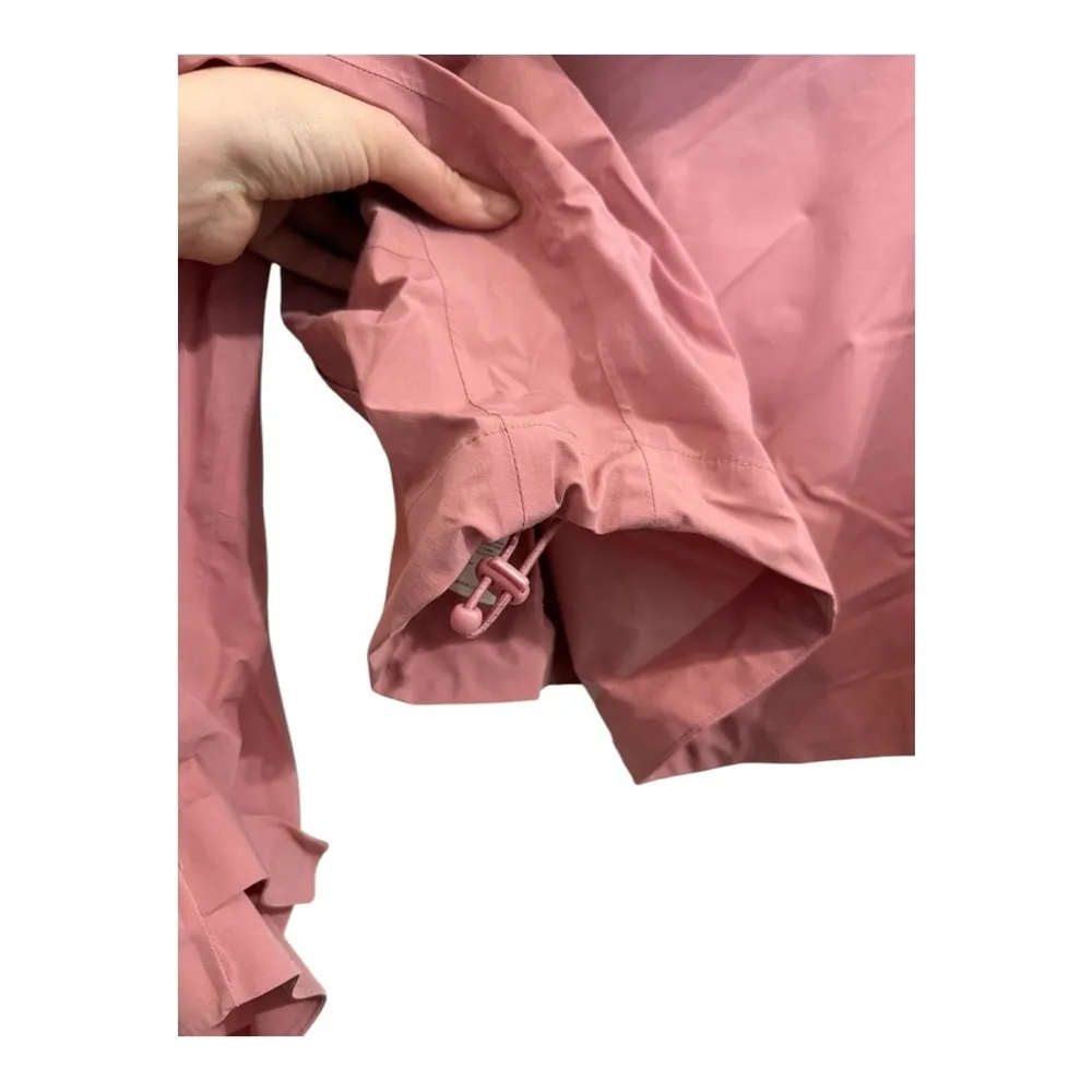 Fabletics Erika Cropped Hooded Jacket Rosewood Pink Size Large - Image 10