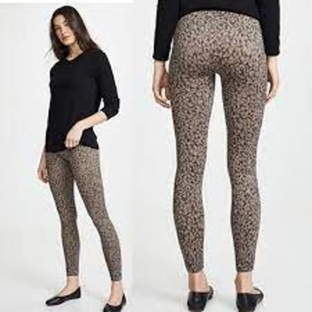 Spanx Look At Me Now Seamless Leggings in Mini Leopard Womens Size Large - Image 2