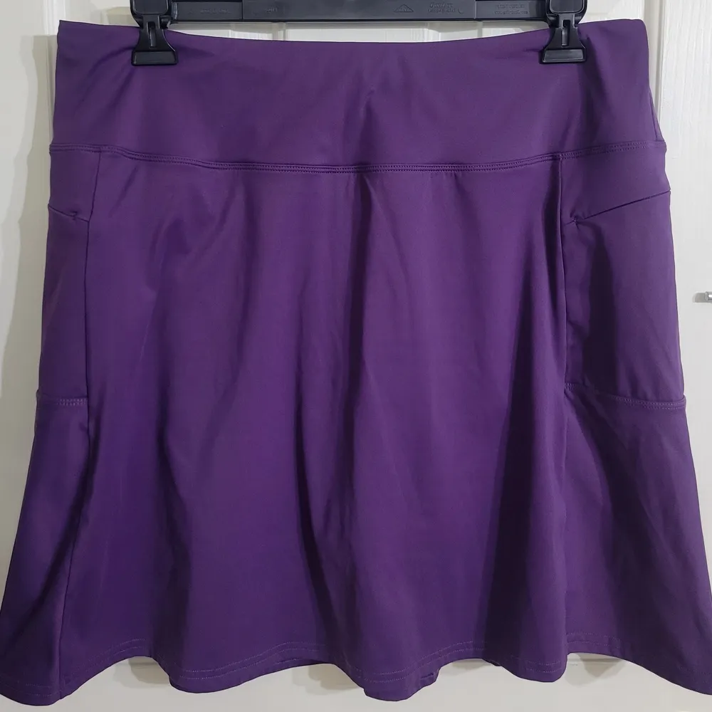 Santiny Purple Golf Skort Quick Dry Pockets SPF 50 Sz XXL - Image 7