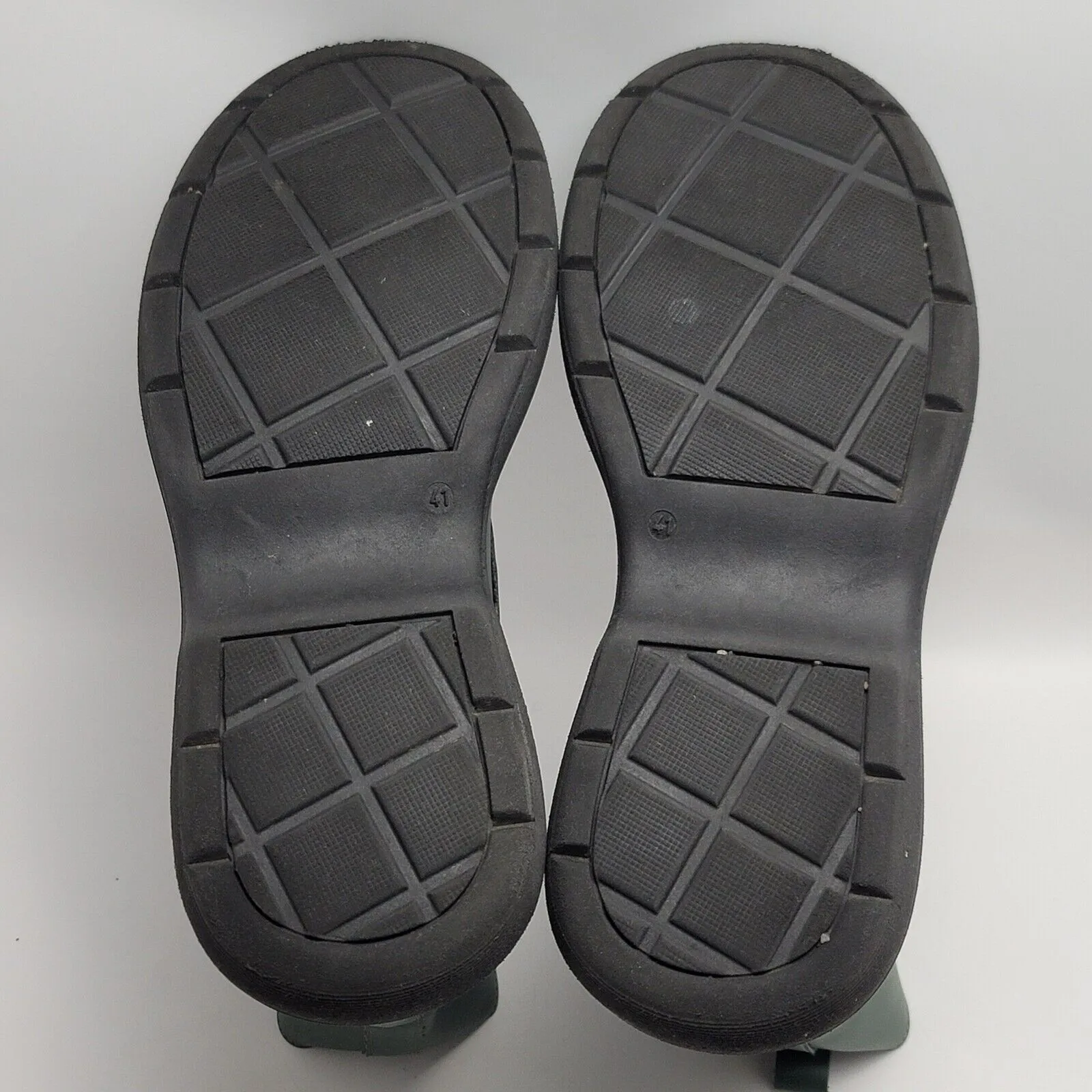 SVegan Gouache Vegan Leather Platform Combat Lace Up Boot Green Size 41 - Image 9