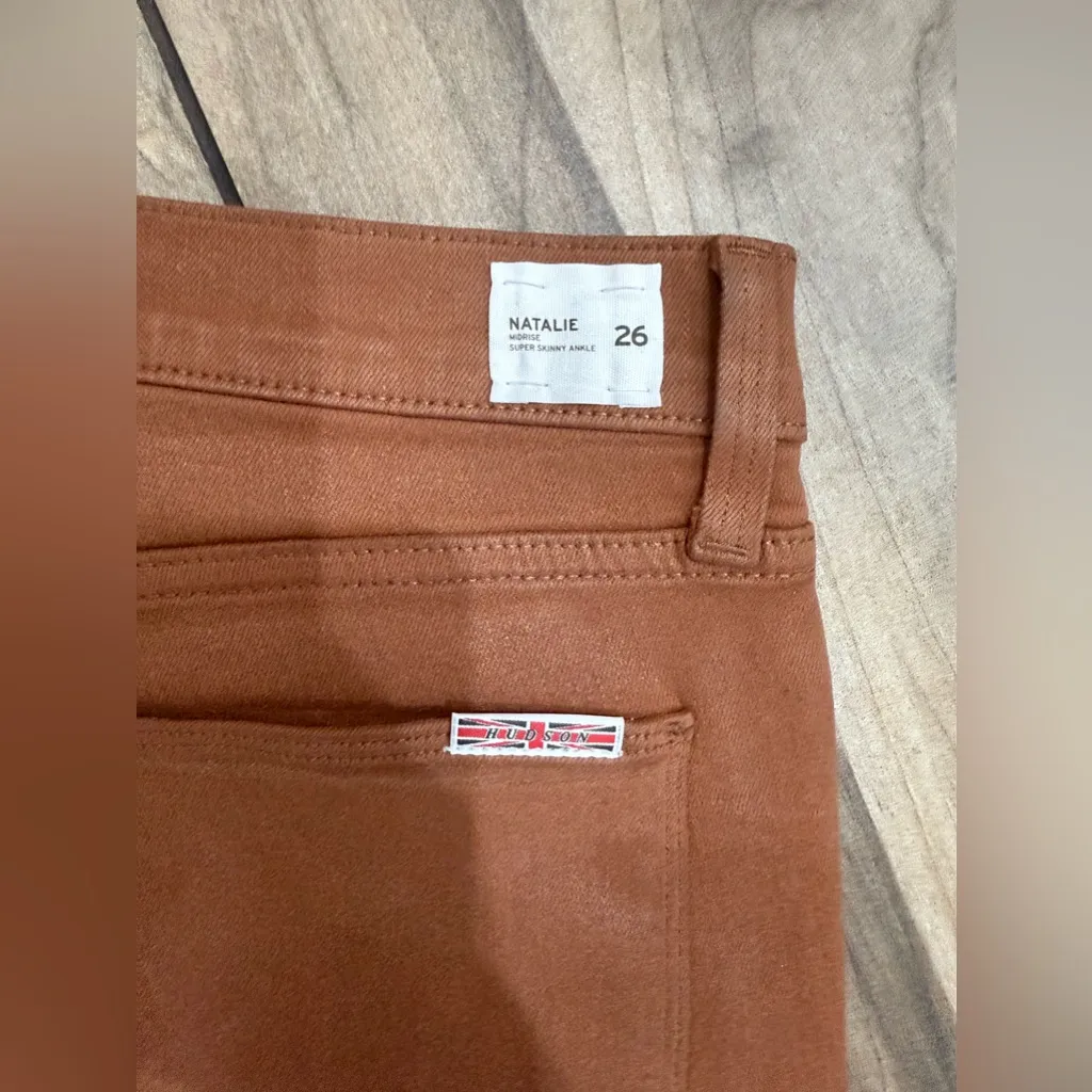 NWT Hudson Jeans Natalie Super‎ Skinny Ankle Jean in Desert Storm Sz 26 $225 - Image 10