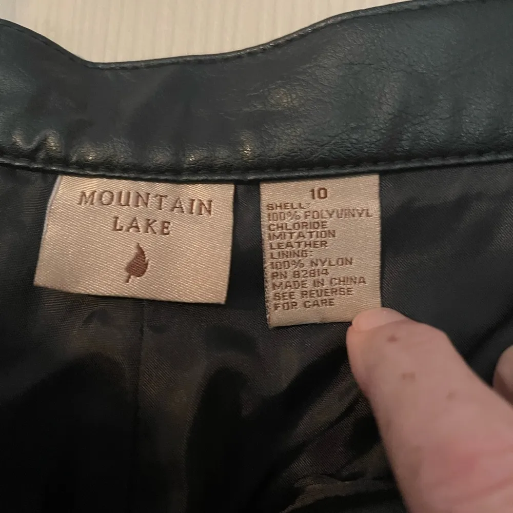 Mountain Lake Vintage Leather-Look Dress Pants​ - Image 4