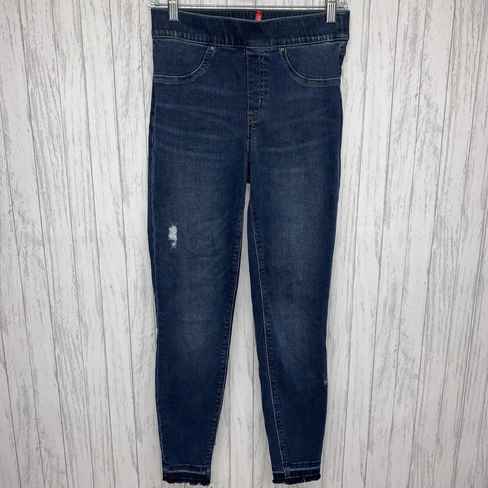 Womens Size S Spanx Distressed Ankle Skinny Jeans EUC - Image 4
