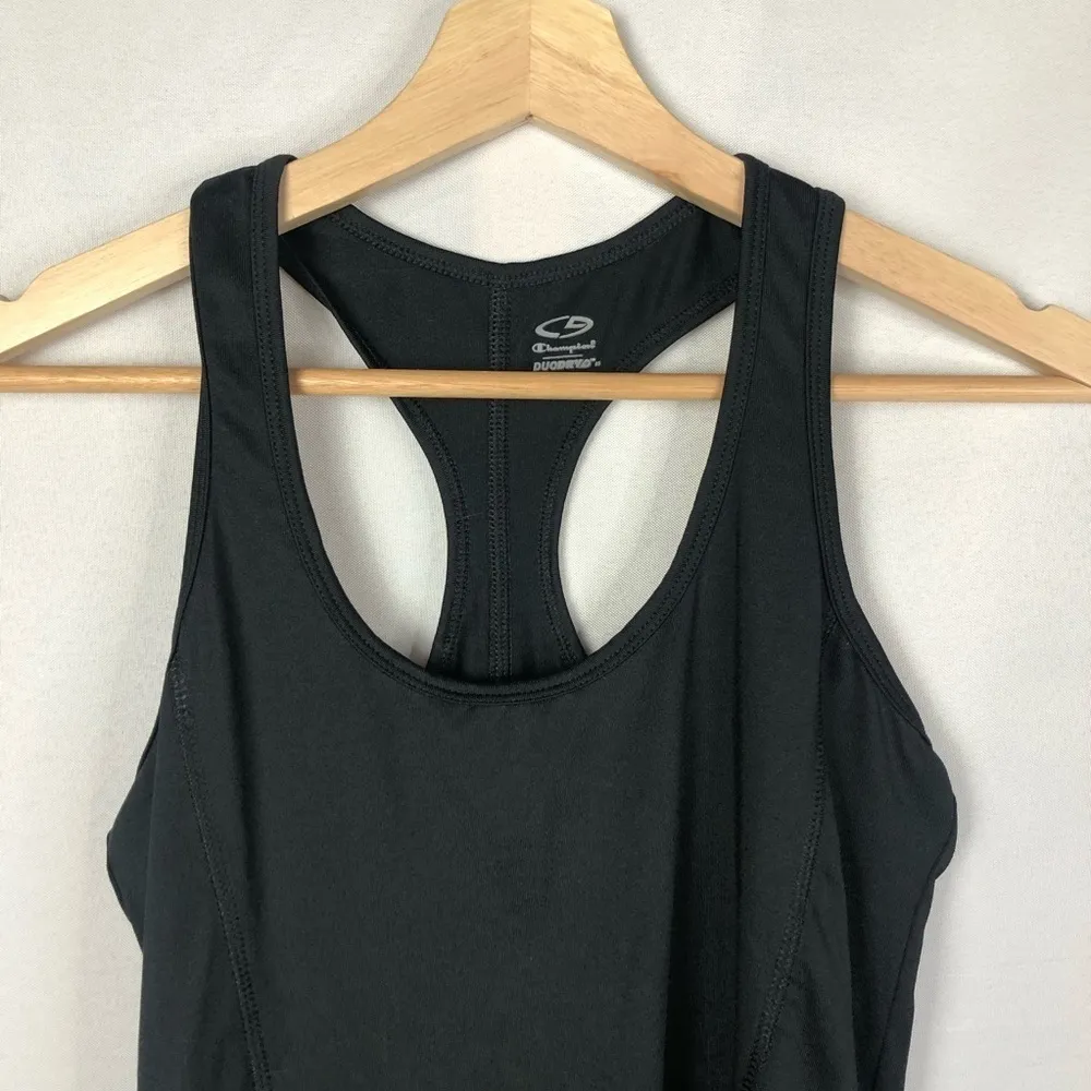 Champion DuoDry Black Racerback Athletic Tank Top S - Image 3