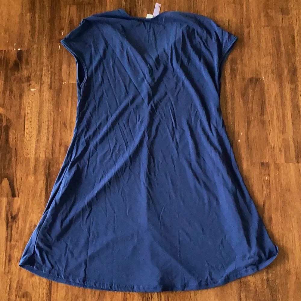 Francesca’s Alya Navy Blue Ultra Soft T-Shirt Blouse Top Short Sleeve Shirt XS - Image 11