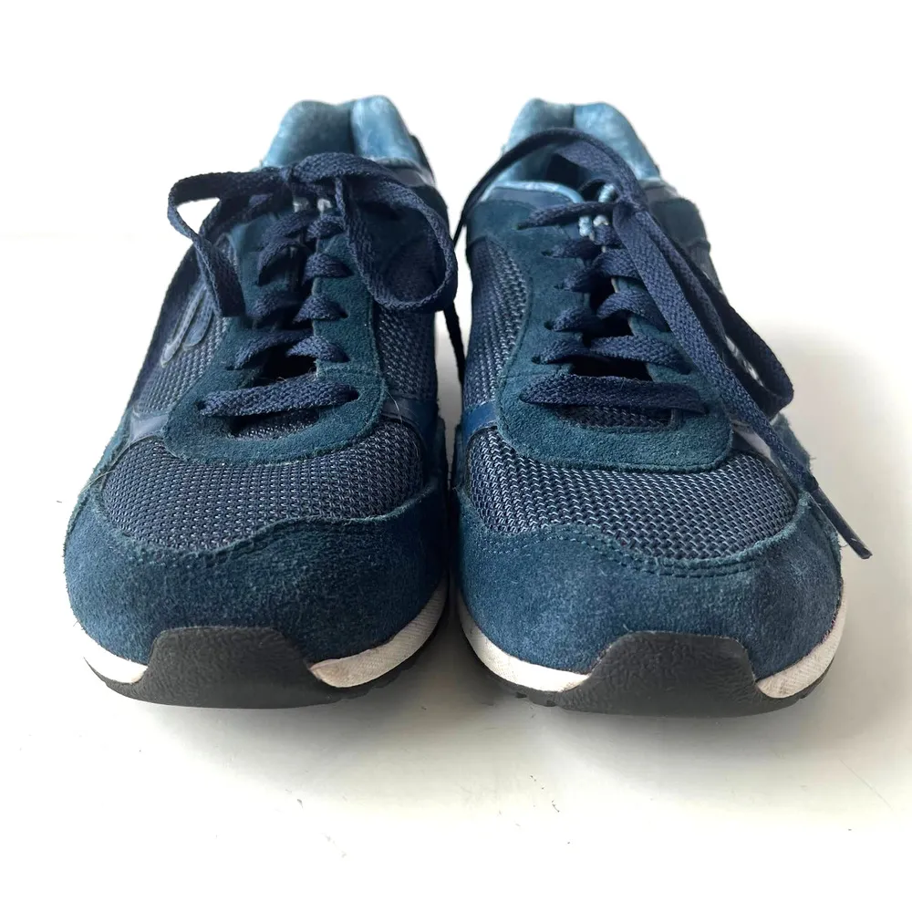 Skechers 611 Great Heights Womens Sneakers Size 7 Navy Memory Foam Air Cooled - Image 18