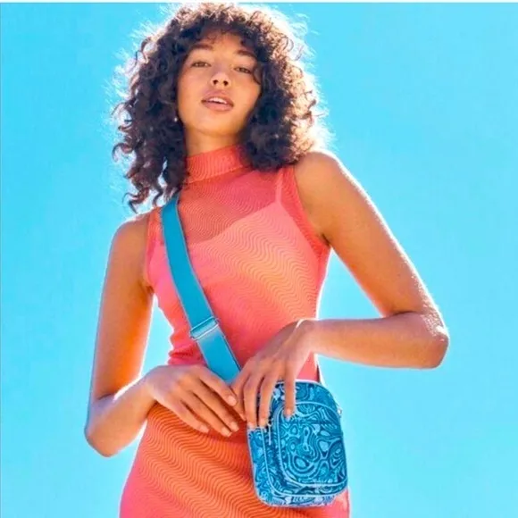 Cotton On Pink Orange High Neck Mini Dress Swirl Candy by Cotton On BODYCON $40 - Image 2