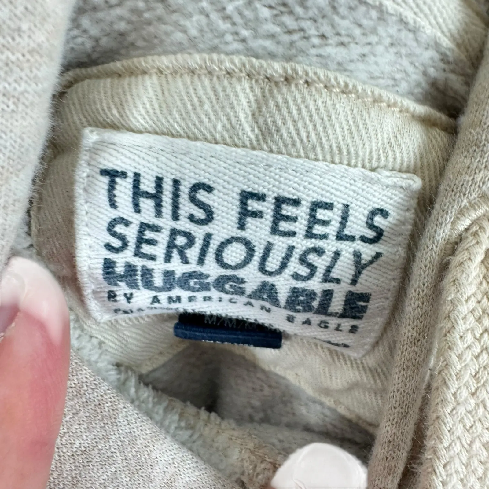 Seriously Huggable By American Eagle Cream Grateful Dead Oversized Sweatshirt M - Image 6