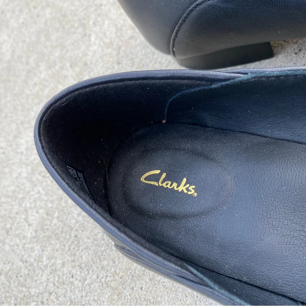 Clarks Pure Viola Flat Loafers Animal Print Calf Hair size 7.5 - Image 10