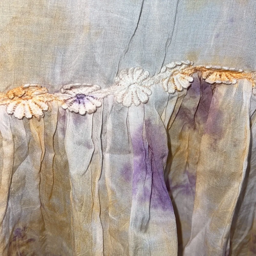 mini babydoll dress tie dye dress size M NWT - Image 6