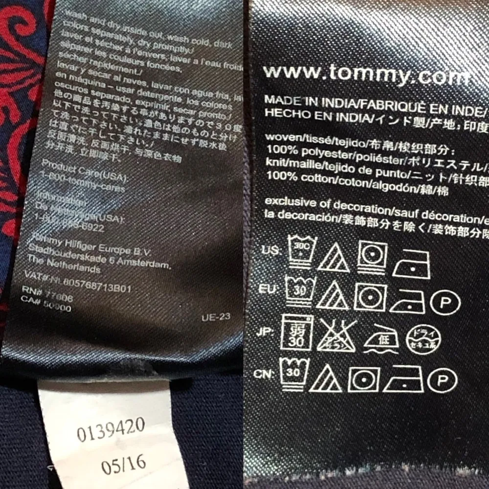 Tommy Hilfiger Top Sleeveless Paisley Geometric Print Ruffled Size Medium - Image 6