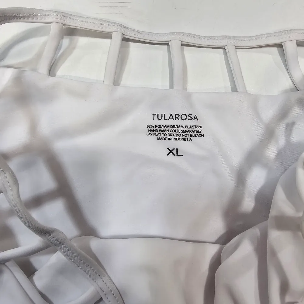 Tularosa Cristobal High Waist Bottom in White - Image 7