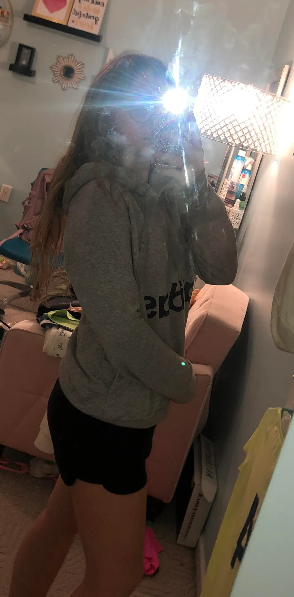 Adidas grey  hoodie - Image 3
