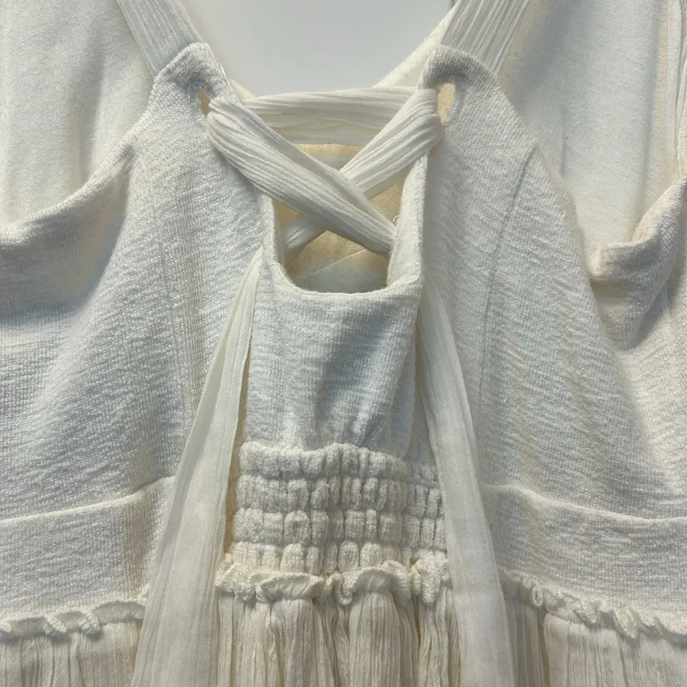 Anthropologie white / ivory dress. Saturday Sunday size small - Image 6