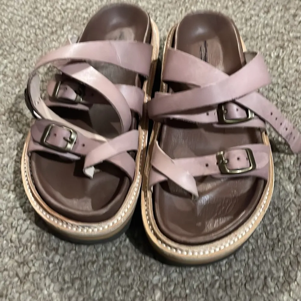 Jeffery Campbell Marina Footbed Sandals Size 7 - Image 2