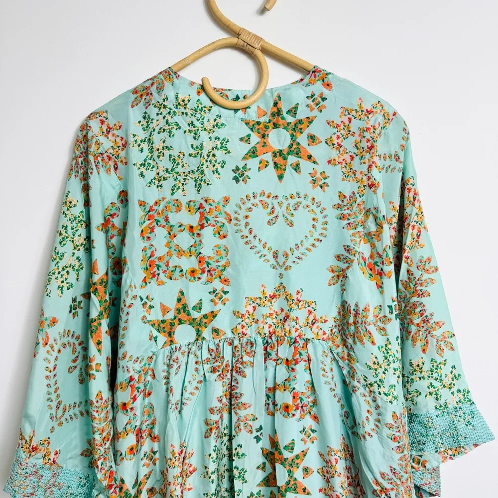 Johnny Was kimono slip dress NWT - Image 7