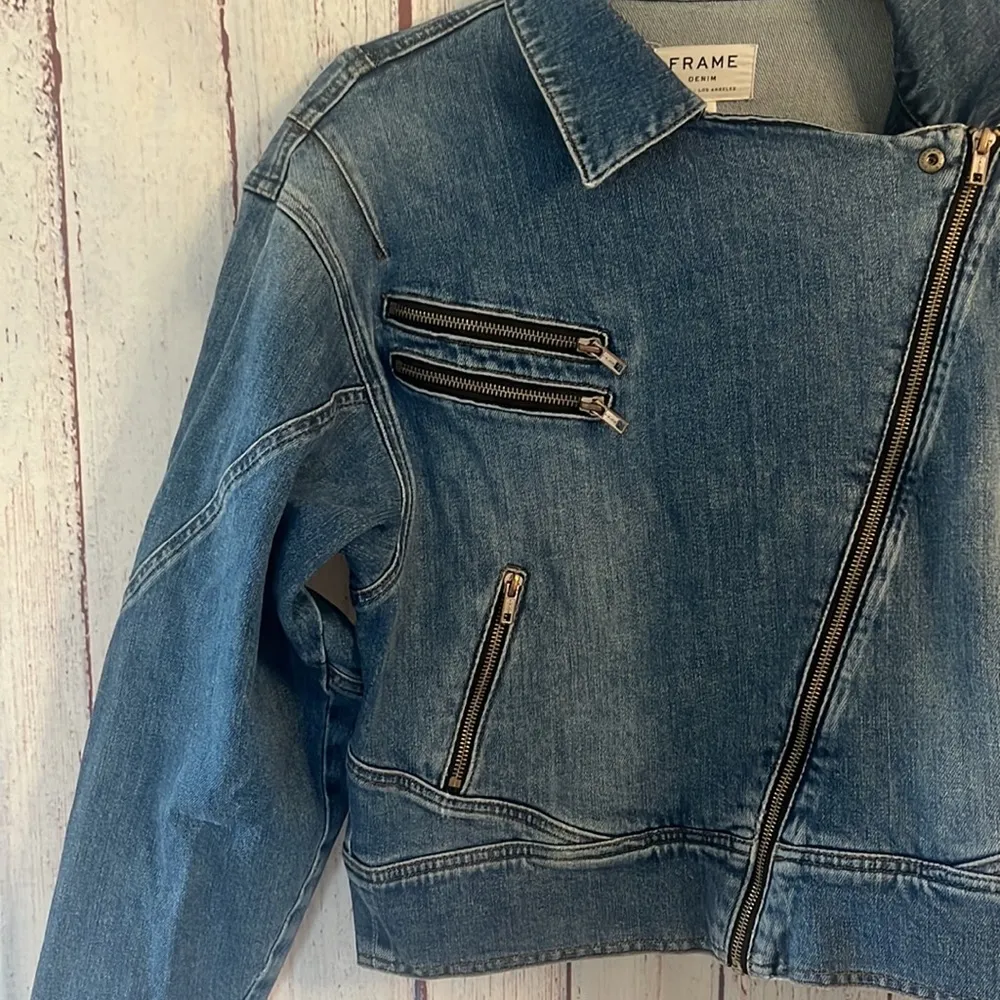 NWOT Frame Denim multi zip jacket - Image 3