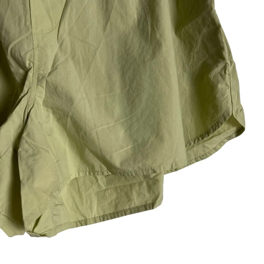 Madewell Plus Pull-On Light Green Athletic Casual Shorts Size 2X - Image 9