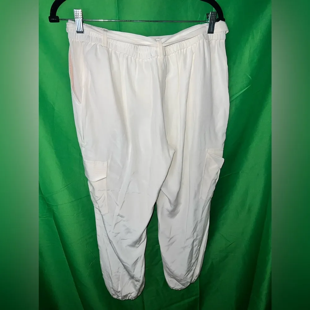 Joie 100% Silk Pants size large NWT - Image 2