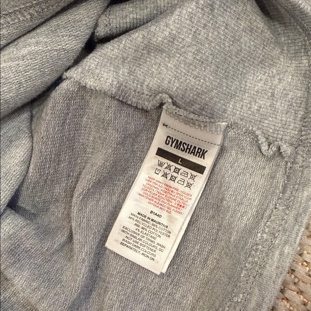 Gymshark Training Cropped Sweater - Light Grey Marl - Image 3