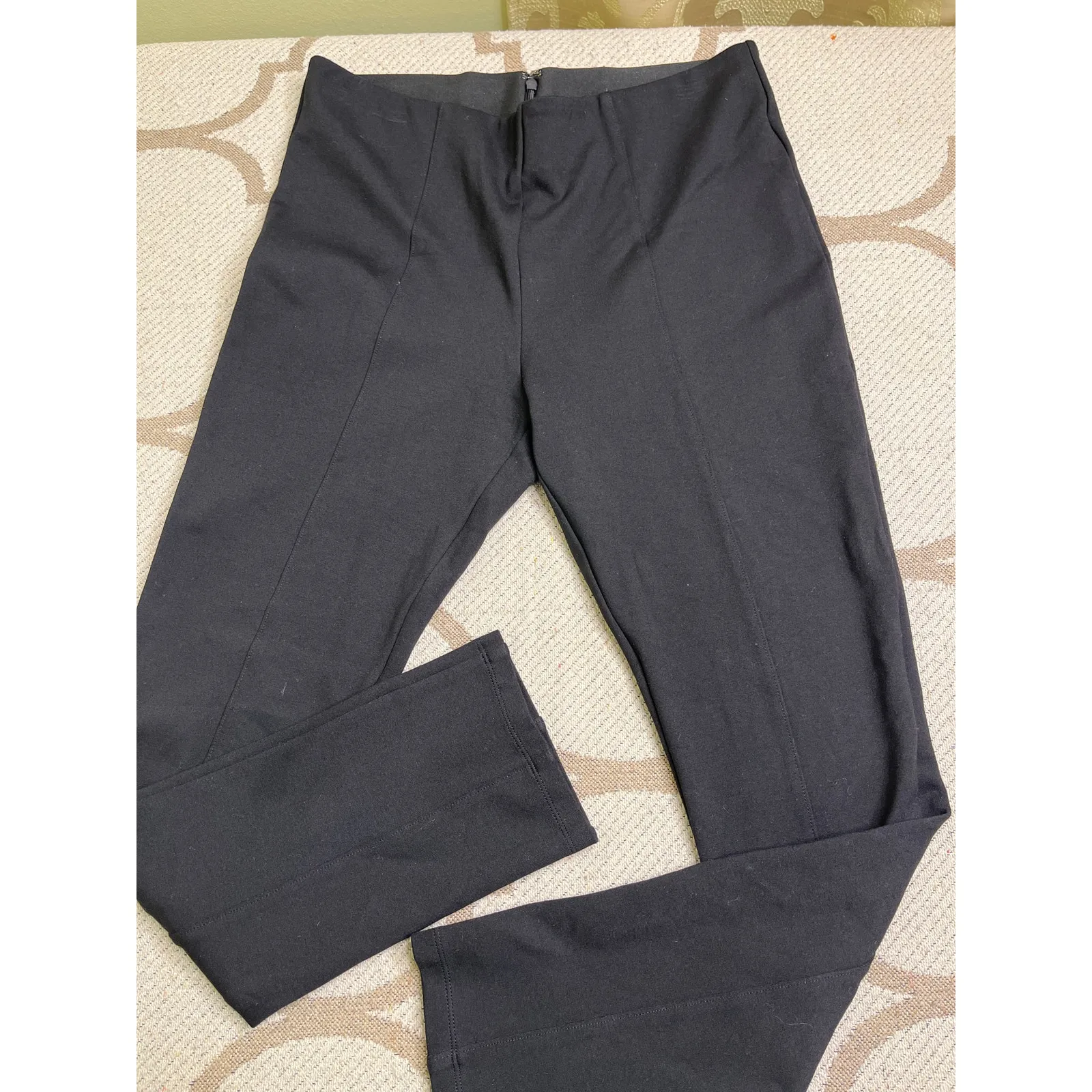 Quince ultra stretch ponte maternity ankle pants, black, size XS - Image 14