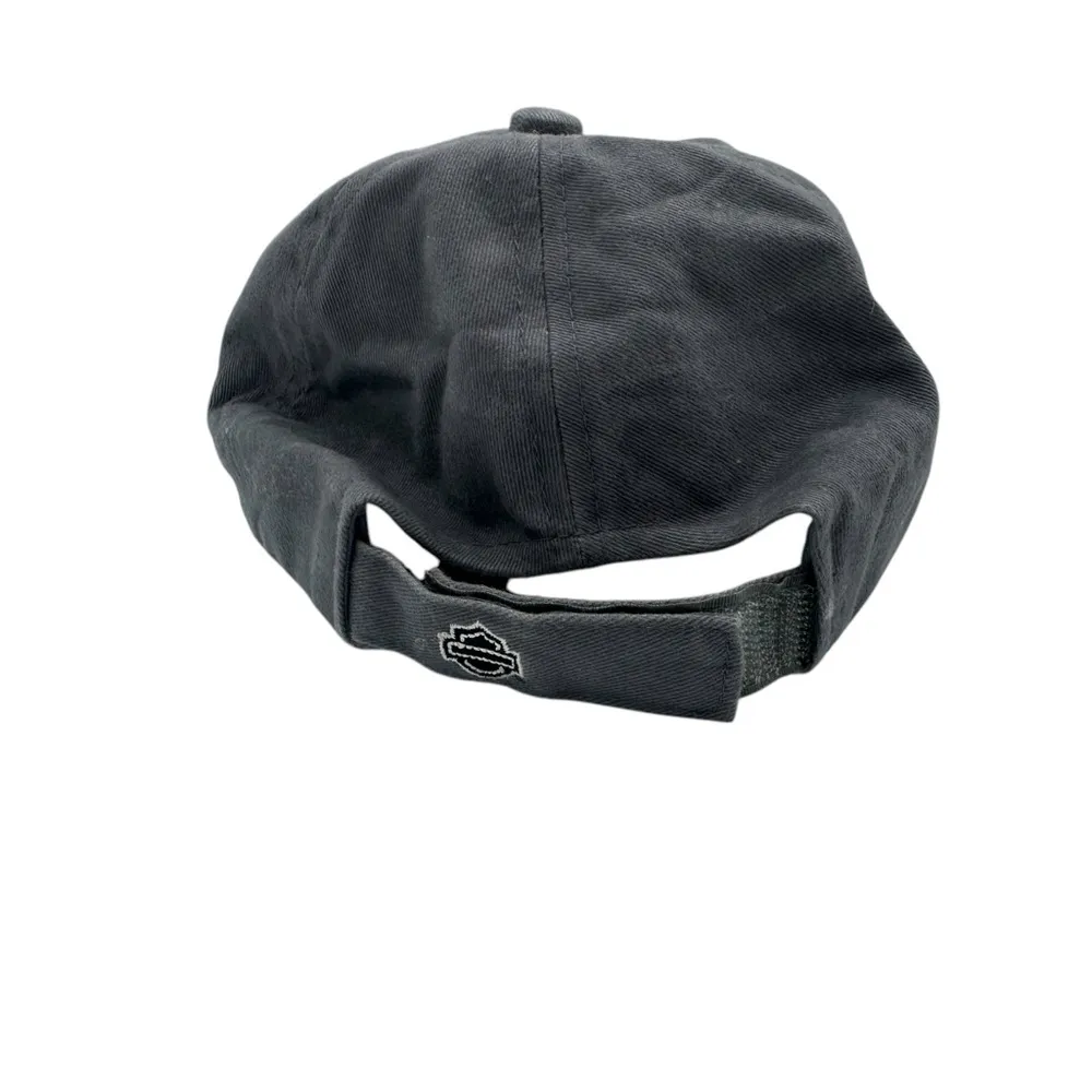 Baseball Cap Hat Rhinestone Grey Stained - Image 5